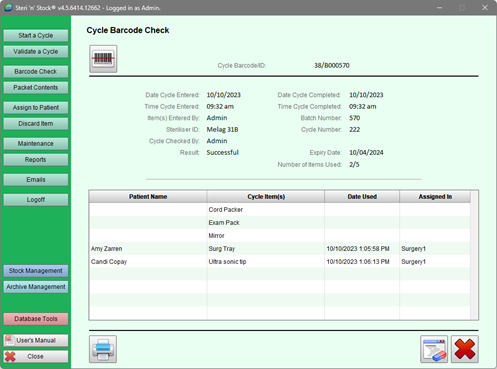 Steri Tracking